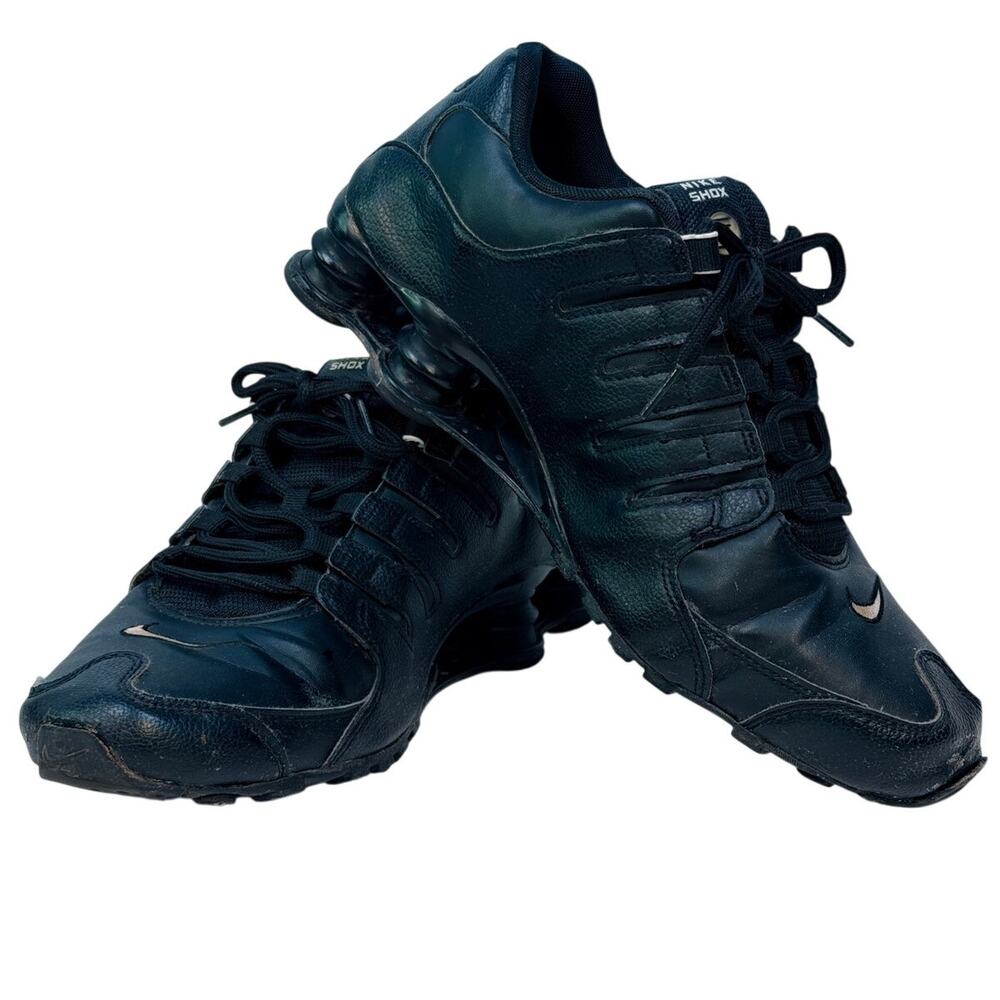 Nike Shox 501524-091 Men’s Sz 10 Black Sneakers Shoes